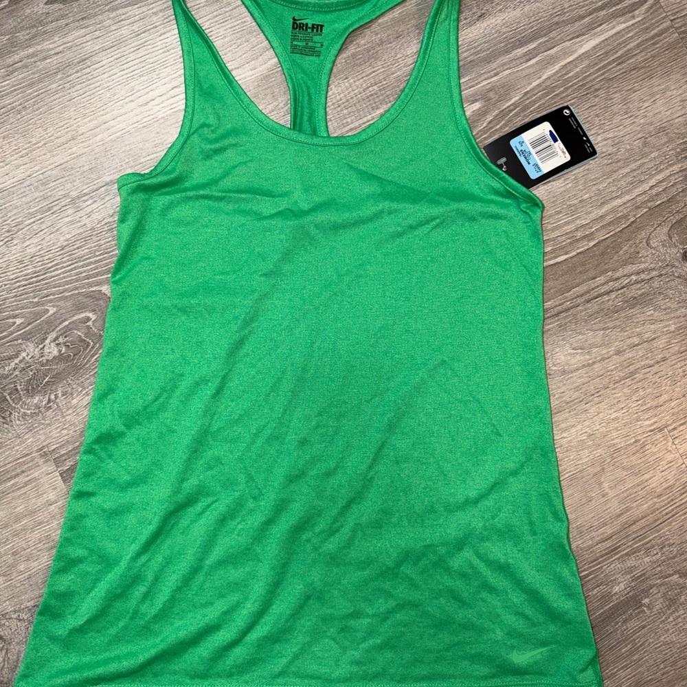 Nike Dri-FIT green tank